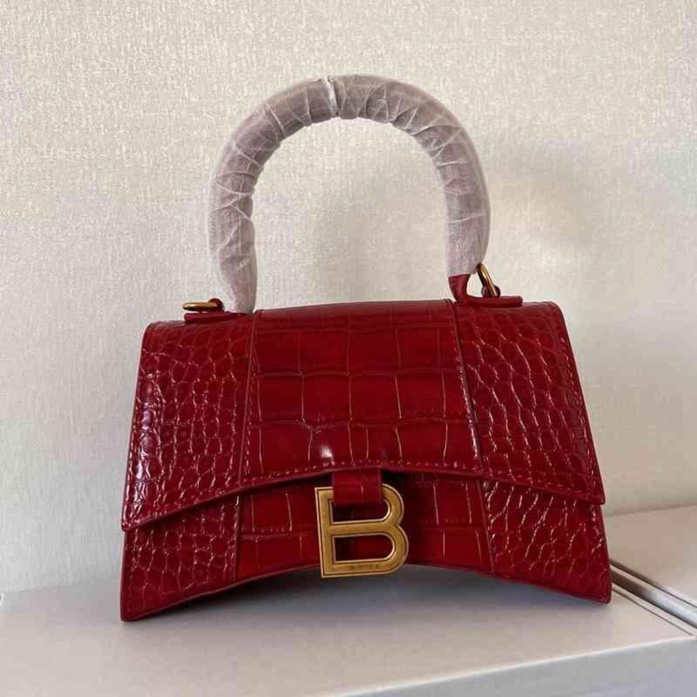 Hourglass Handbag - Red